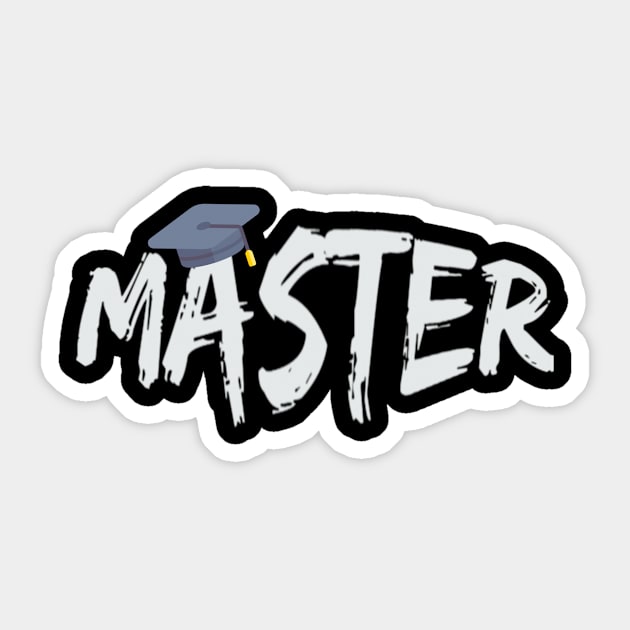 Master's Degree Master Graduation Cap University Phd Sticker by Marham19